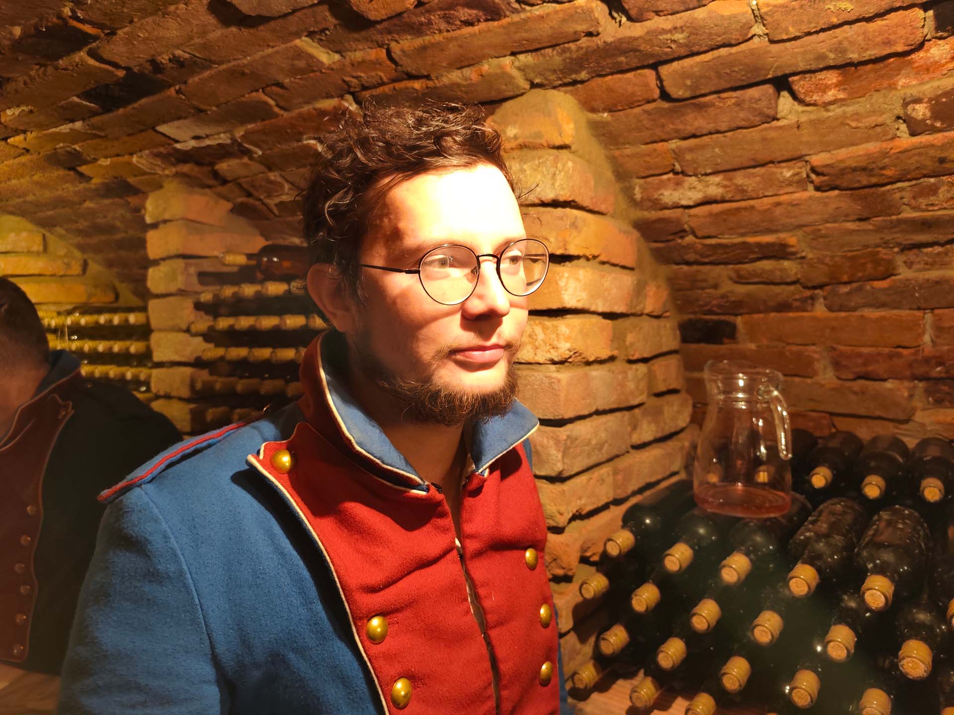 Napoleonští vojáci v táboře na vinici Kateřinského sklípku
